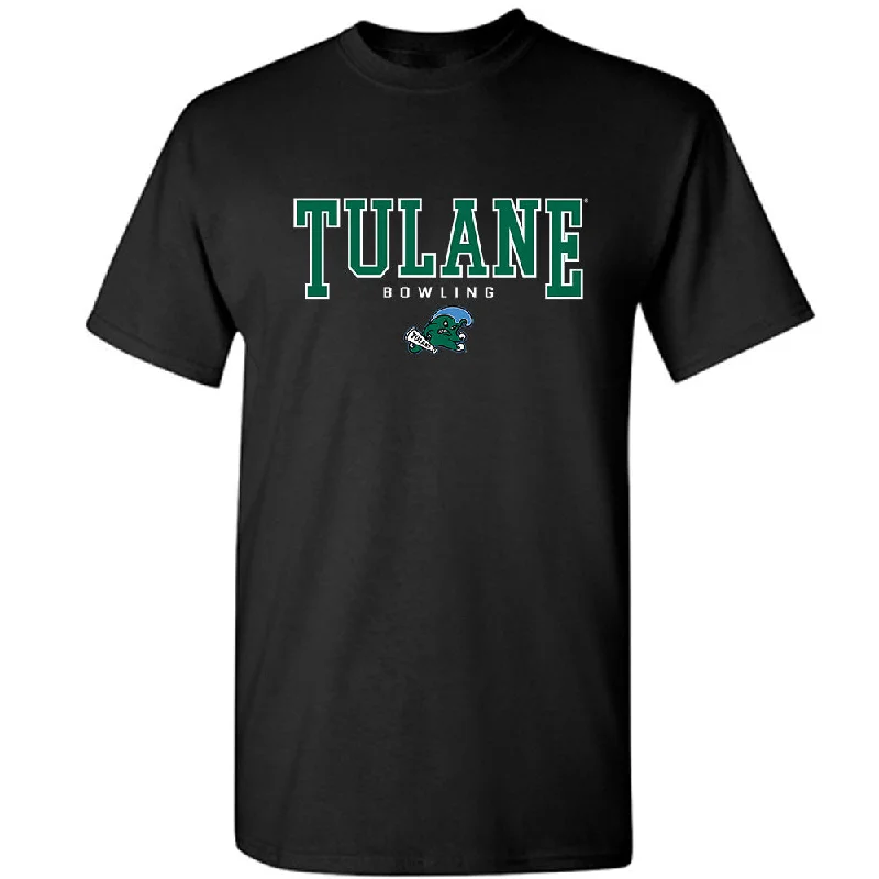 Tulane - NCAA Women's Bowling : Blanca Fraticelli - T-Shirt-- Mesh Fabric Canvas Fabric Denim Fabric