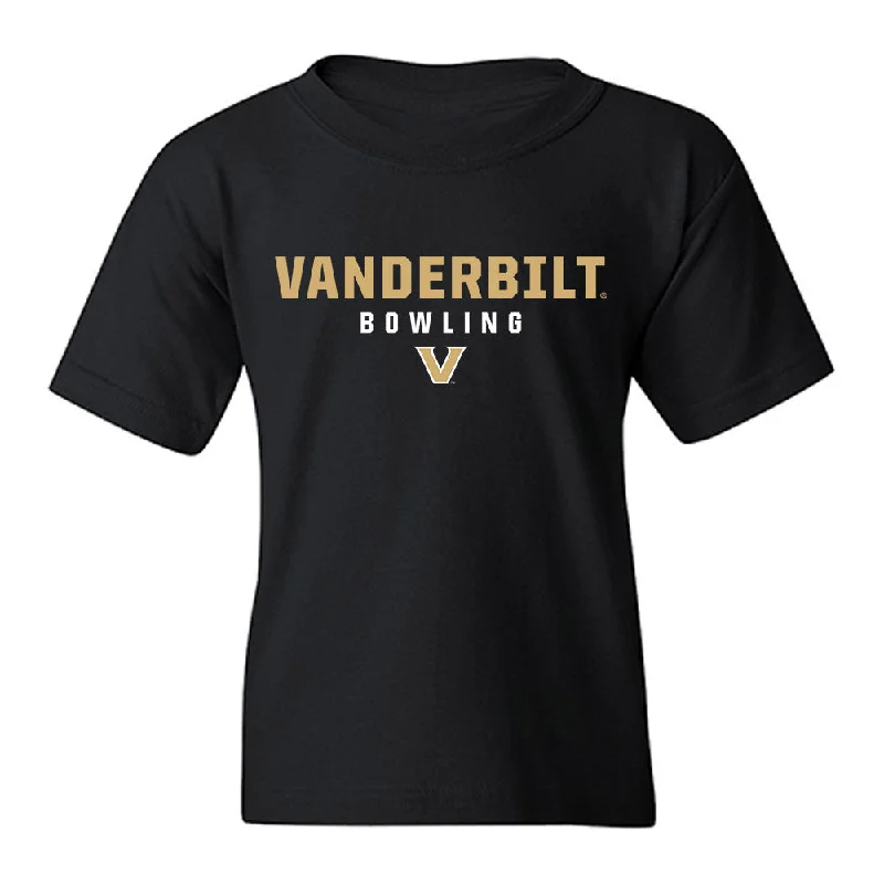 Vanderbilt - NCAA Women's Bowling : Saphyre Nofuente - Youth T-Shirt-- Satin Blend Silk Blend Wool Blend Vanderbilt - NCAA Women's Bowling : Saphyre Nofuente - Youth T-Shirt-- Satin Blend Silk Blend Wool Blend