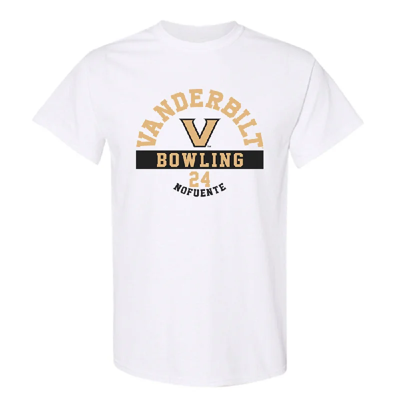 Vanderbilt - NCAA Women's Bowling : Saphyre Nofuente - Classic Fashion Shersey T-Shirt-- Oversized T-Shirt Spandex breathable Vanderbilt - NCAA Women's Bowling : Saphyre Nofuente - Classic Fashion Shersey T-Shirt-- Oversized T-Shirt Spandex breathable