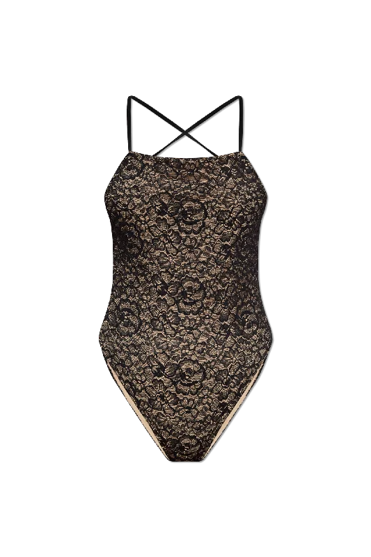 Dolce & Gabbana One-piece swimsuit in BLACK - 4 Trendy Swimwear Set