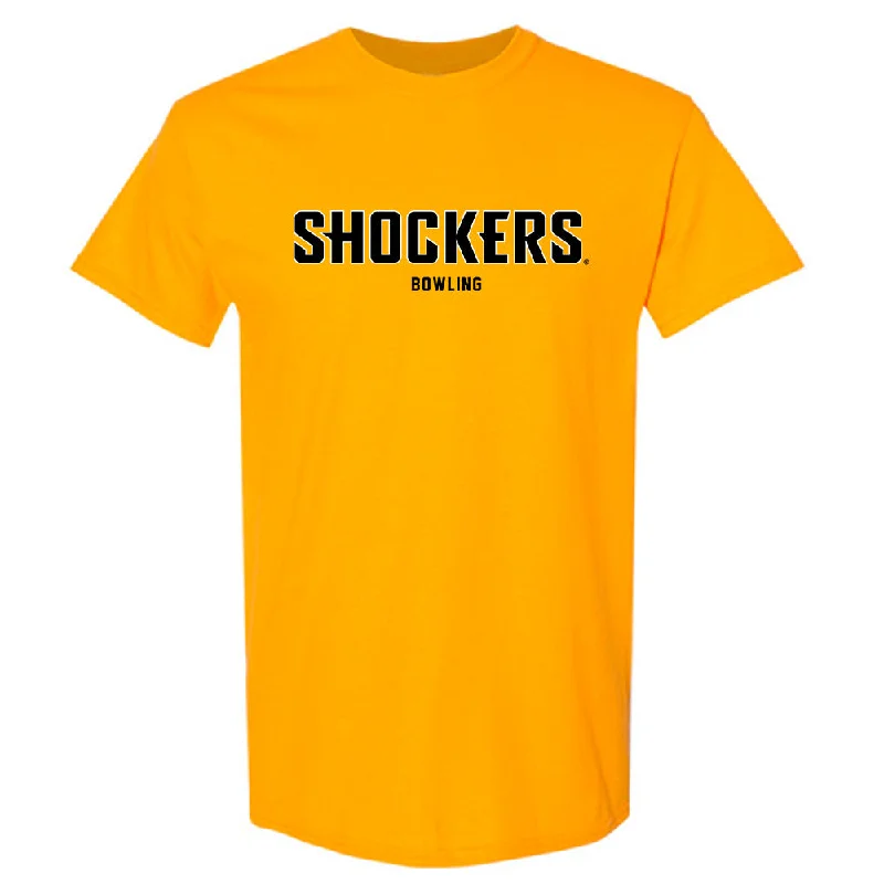 Wichita State - NCAA Women's Bowling : Morgan Kline - T-Shirt-- Chenille Brocade Lace