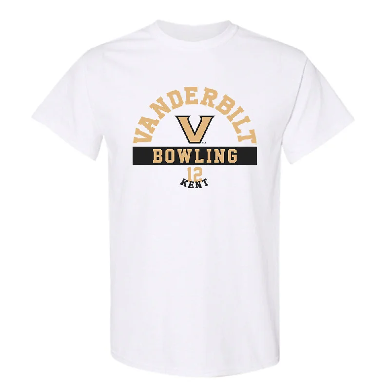 Vanderbilt - NCAA Women's Bowling : Natalie Kent - Classic Fashion Shersey T-Shirt-- Sequined Glittery Shiny Vanderbilt - NCAA Women's Bowling : Natalie Kent - Classic Fashion Shersey T-Shirt-- Sequined Glittery Shiny