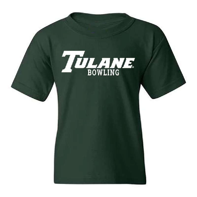 Tulane - NCAA Women's Bowling : Blanca Fraticelli - Youth T-Shirt-- Real Fur Shearling Chenille Tulane - NCAA Women's Bowling : Blanca Fraticelli - Youth T-Shirt-- Real Fur Shearling Chenille