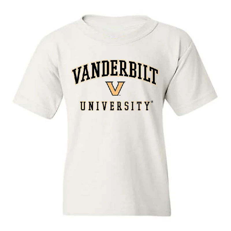 Vanderbilt - NCAA Women's Bowling : Saphyre Nofuente - Replica Shersey Youth T-Shirt-- Polka Dot Checkered Tartan Vanderbilt - NCAA Women's Bowling : Saphyre Nofuente - Replica Shersey Youth T-Shirt-- Polka Dot Checkered Tartan