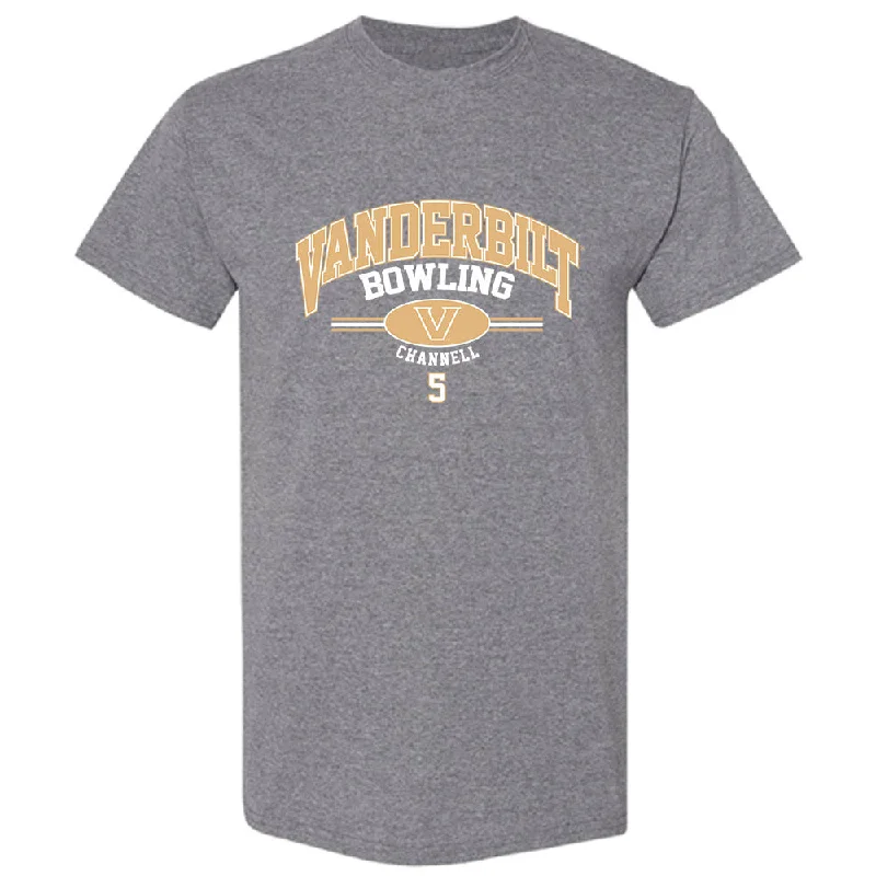 Vanderbilt - NCAA Women's Bowling : Kailee Channell - T-Shirt Classic Fashion Shersey-- Thin T-Shirt Open Front Quick Dry