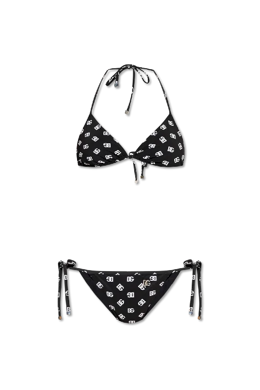 Dolce & Gabbana Two-piece swimsuit in BLACK - 3 Sexy Monokini Swimsuit