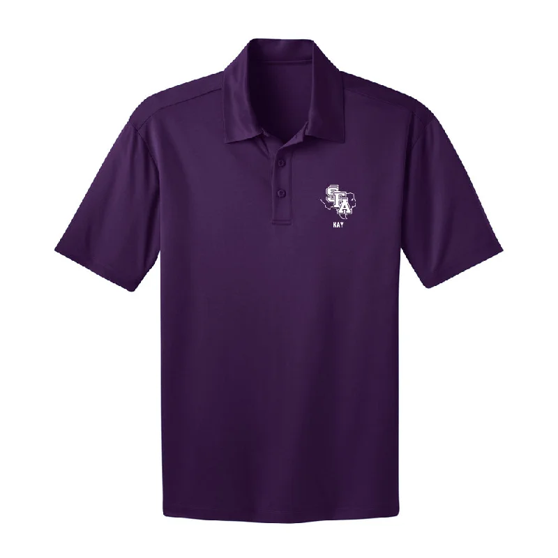 SFA - NCAA Women's Bowling : Kara Kay - Activewear Polo Shirt-- Collared T-Shirt Boat Neck A-Line SFA - NCAA Women's Bowling : Kara Kay - Activewear Polo Shirt-- Collared T-Shirt Boat Neck A-Line