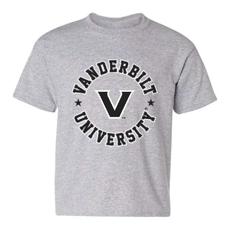 Vanderbilt - NCAA Women's Bowling : Paige Peters - Replica Shersey Youth T-Shirt-- Notch Collar Peter Pan Collar Cowl Neck Vanderbilt - NCAA Women's Bowling : Paige Peters - Replica Shersey Youth T-Shirt-- Notch Collar Peter Pan Collar Cowl Neck