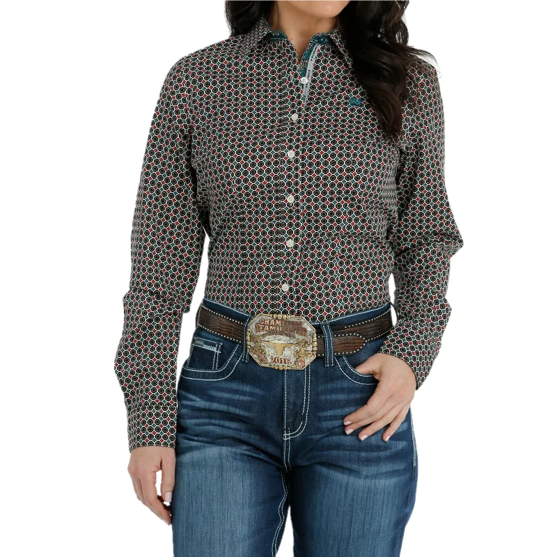 Cinch Ladies Multicolor Print Button Down Shirt MSW9165040-- Jersey Fabric Tulle Fabric Batik Fabric Cinch Ladies Multicolor Print Button Down Shirt MSW9165040-- Jersey Fabric Tulle Fabric Batik Fabric