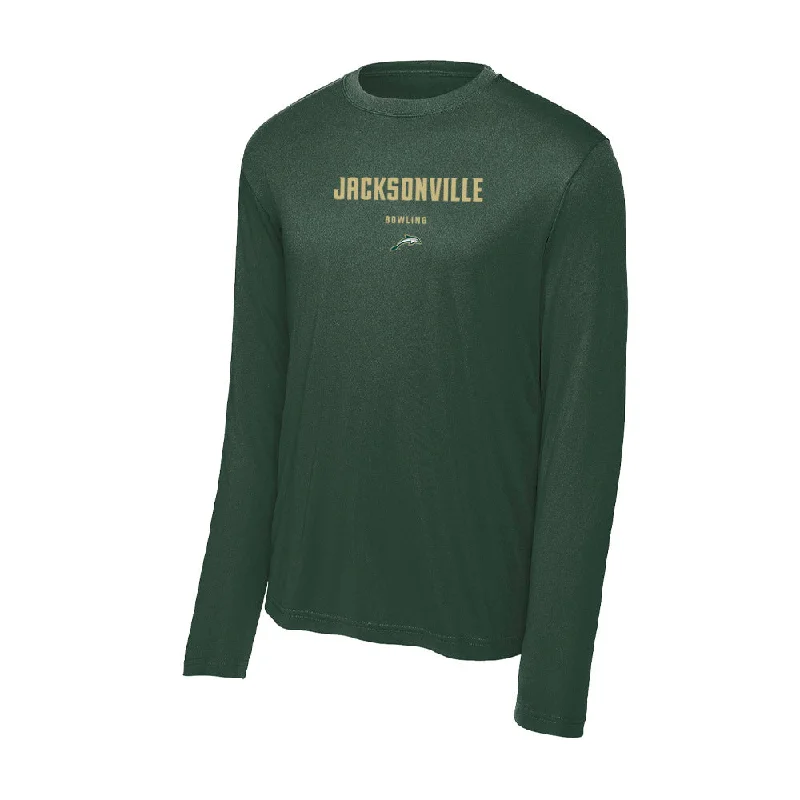 Jacksonville - NCAA Women's Bowling : Mackenzie Shealy - Activewear Long Sleeve T-Shirt-- Handmade Hand-knitted Hand-woven