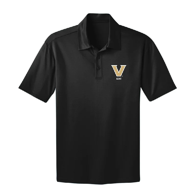 Vanderbilt - NCAA Women's Bowling : Natalie Kent - Activewear Polo Shirt-- Real Fur Shearling Chenille