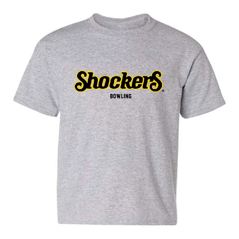 Wichita State - NCAA Women's Bowling : Morgan Kline - Youth T-Shirt-- Mesh Canvas Denim