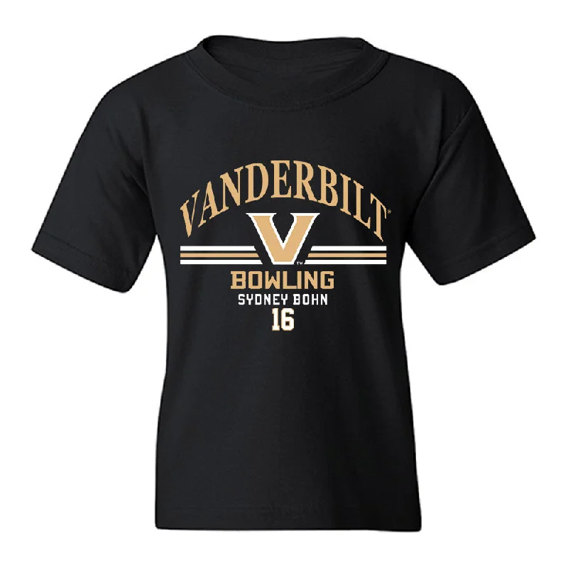 Vanderbilt - NCAA Women's Bowling : Sydney Bohn - Classic Fashion Shersey Youth T-Shirt-- Graphic T-Shirt Round Neck Polyester