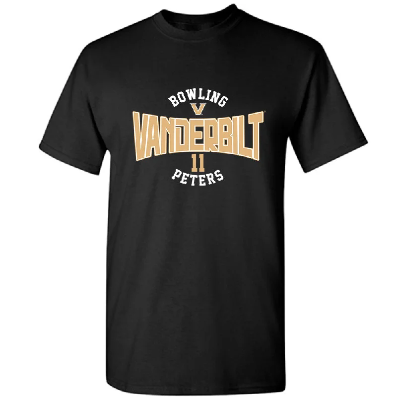 Vanderbilt - NCAA Women's Bowling : Paige Peters - Classic Fashion Shersey T-Shirt-- Satin Blend Silk Blend Wool Blend Vanderbilt - NCAA Women's Bowling : Paige Peters - Classic Fashion Shersey T-Shirt-- Satin Blend Silk Blend Wool Blend
