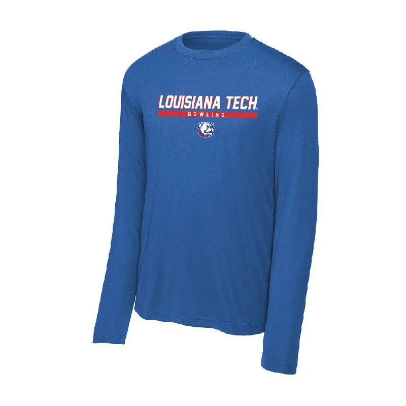 LA Tech - NCAA Women's Bowling : Allyson Sand - Activewear Long Sleeve T-Shirt-- Terry Blend Velvet Blend Canvas Blend