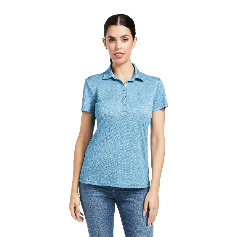 Ariat Ladies Talent Short Sleeve Saxony Blue Polo Shirt 10039323-- Layered Multi-layer Single Layer Ariat Ladies Talent Short Sleeve Saxony Blue Polo Shirt 10039323-- Layered Multi-layer Single Layer