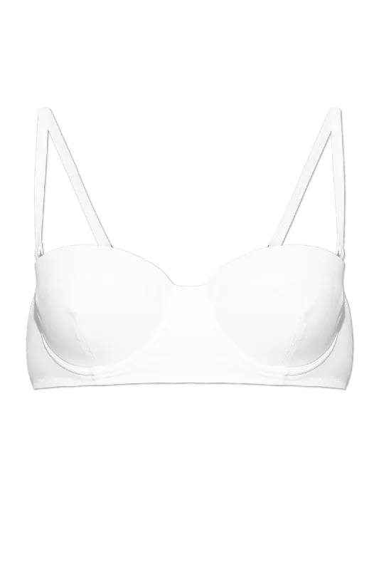 Dolce & Gabbana Swimsuit Top in WHITE - 3 Sporty Swimwear Bottoms