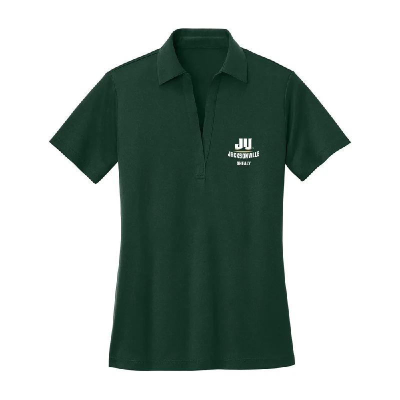 Jacksonville - NCAA Women's Bowling : Mackenzie Shealy - Women's Activewear Polo Shirt-- Fleece Nylon Spandex