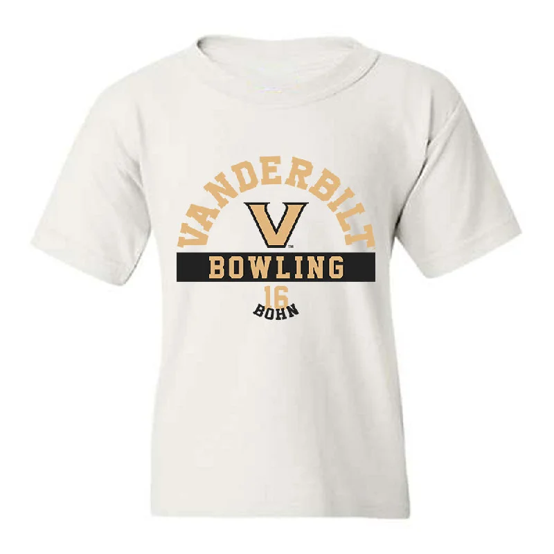 Vanderbilt - NCAA Women's Bowling : Sydney Bohn - Classic Fashion Shersey Youth T-Shirt-- Notch Collar Peter Pan Collar Cowl Neck
