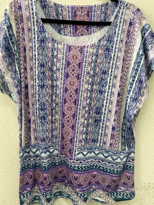 Multi-Color CJ Banks Long Sleeve Shirt Women's-- Mesh Fabric Canvas Fabric Denim Fabric Multi-Color CJ Banks Long Sleeve Shirt Women's-- Mesh Fabric Canvas Fabric Denim Fabric