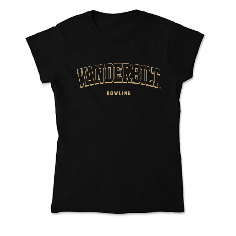 Vanderbilt - NCAA Women's Bowling : Saphyre Nofuente - Soft Style Women’s T-Shirt-- Front Pockets Side Pockets Patch Pockets Vanderbilt - NCAA Women's Bowling : Saphyre Nofuente - Soft Style Women’s T-Shirt-- Front Pockets Side Pockets Patch Pockets