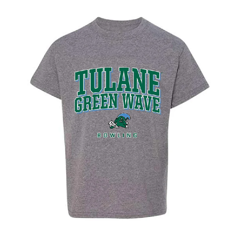 Tulane - NCAA Women's Bowling : Blanca Fraticelli - Classic Shersey Youth T-Shirt-- Mesh Canvas Denim Tulane - NCAA Women's Bowling : Blanca Fraticelli - Classic Shersey Youth T-Shirt-- Mesh Canvas Denim