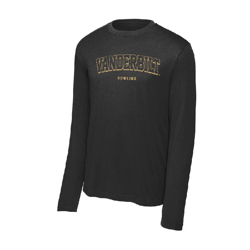 Vanderbilt - NCAA Women's Bowling : Saphyre Nofuente - Activewear Long Sleeve T-Shirt-- Knit Fabric Woven Fabric Fleece Fabric