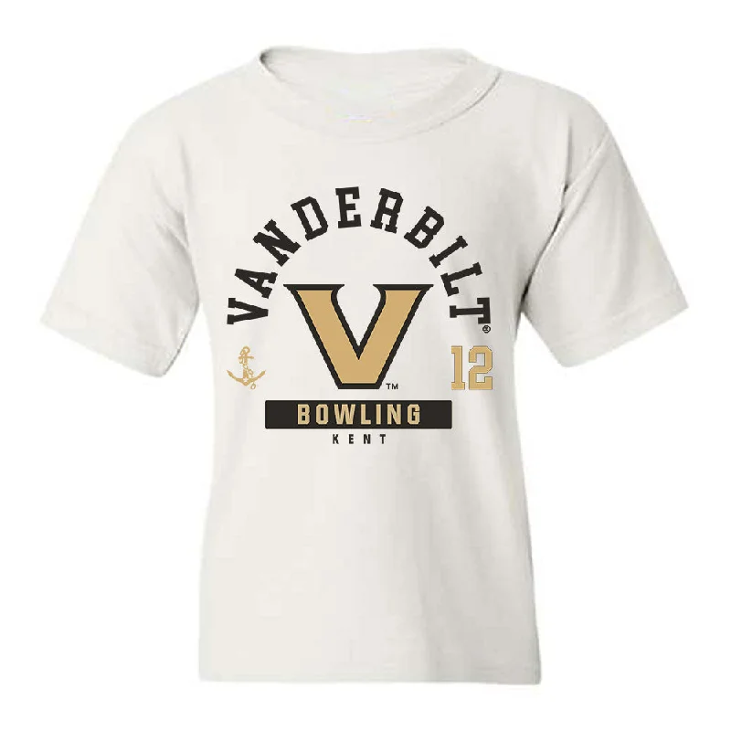 Vanderbilt - NCAA Women's Bowling : Natalie Kent - Classic Fashion Shersey Youth T-Shirt-- Nylon Fabric Polyester Fabric Spandex Fabric Vanderbilt - NCAA Women's Bowling : Natalie Kent - Classic Fashion Shersey Youth T-Shirt-- Nylon Fabric Polyester Fabric Spandex Fabric
