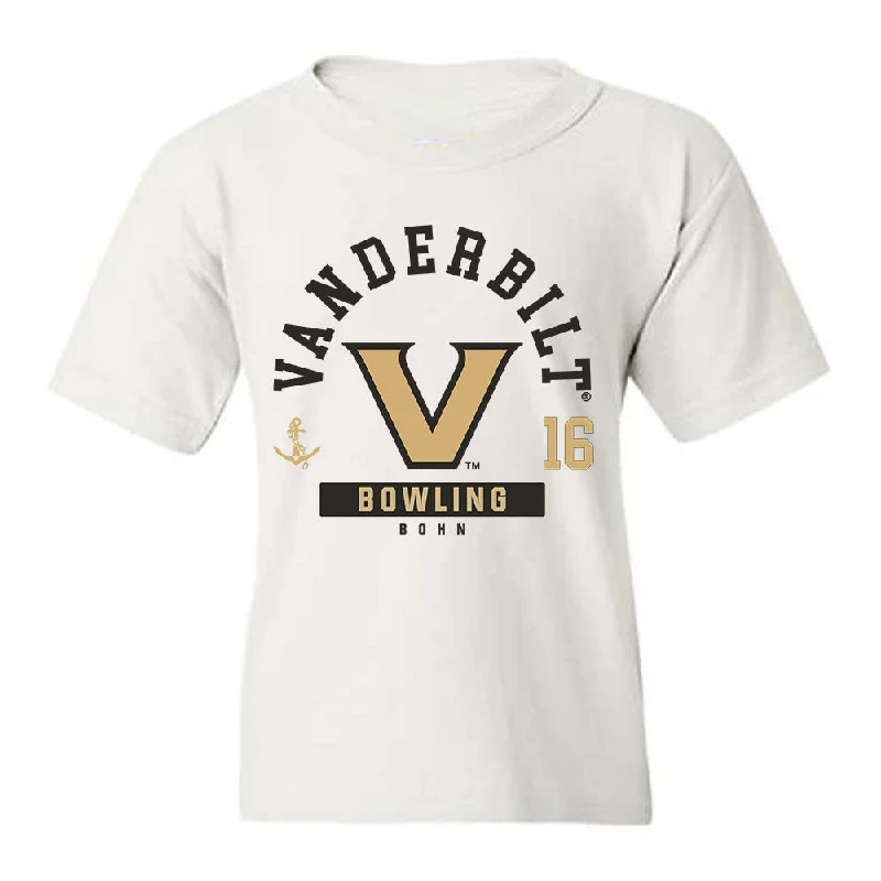 Vanderbilt - NCAA Women's Bowling : Sydney Bohn - Classic Fashion Shersey Youth T-Shirt-- Mesh Blend Leather Blend Suede Blend