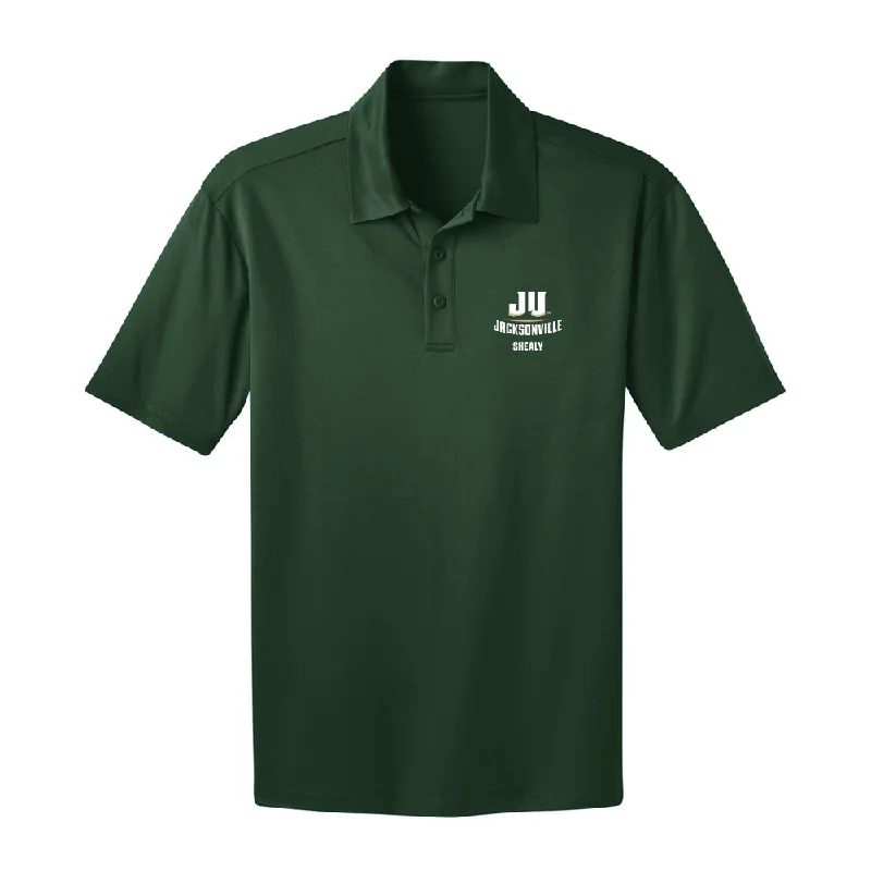 Jacksonville - NCAA Women's Bowling : Mackenzie Shealy - Activewear Polo Shirt-- Rayon Velvet Corduroy