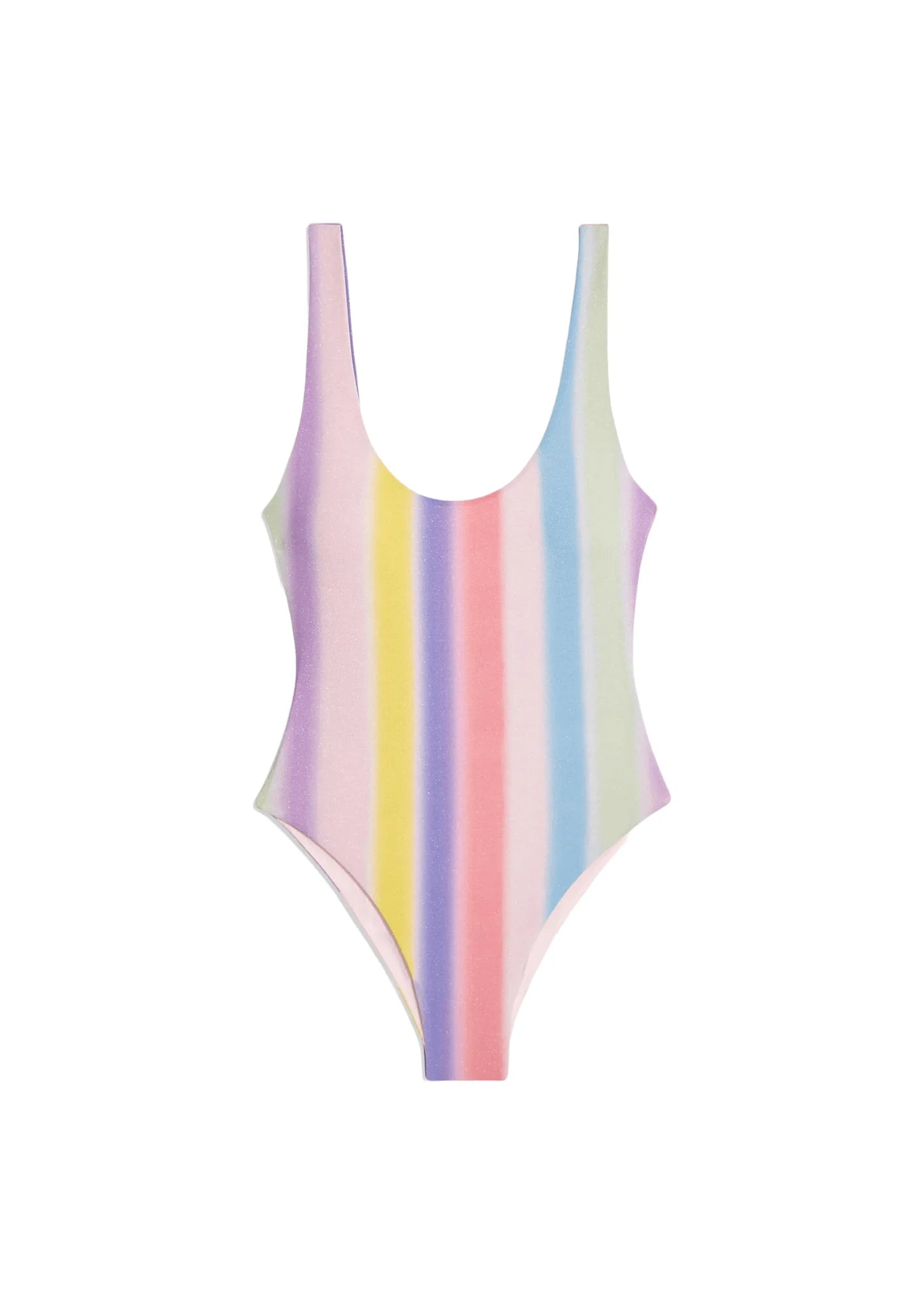 RACHEL STRIPED ONE-PIECE SWIMSUIT Minimalist One-Piece