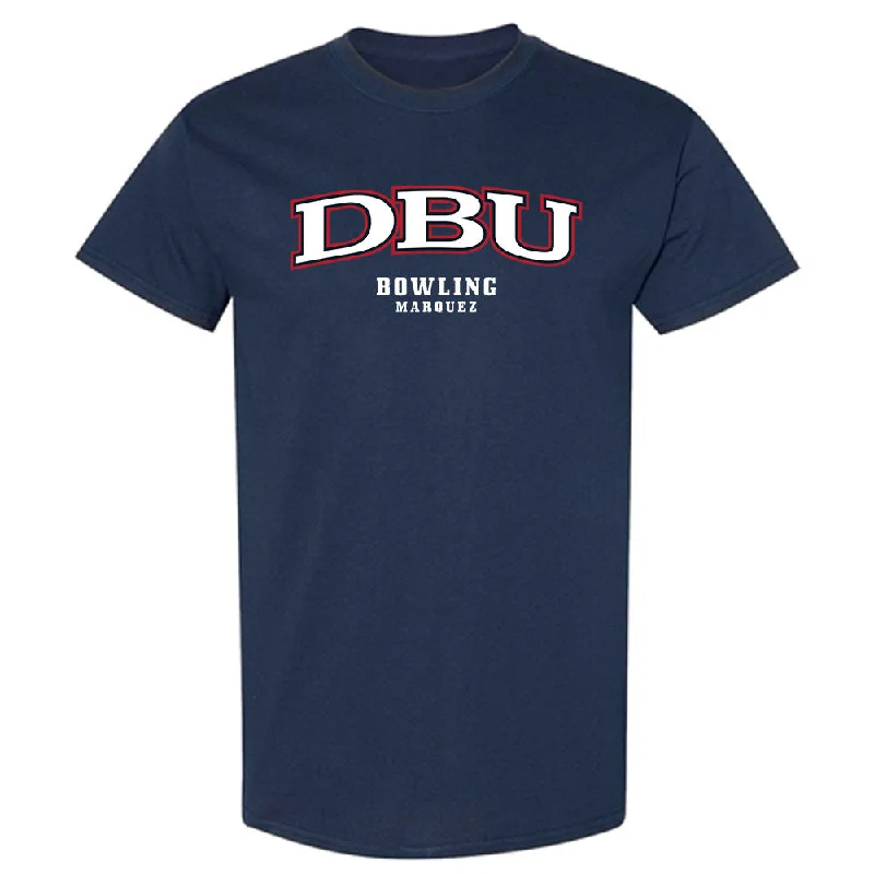Dallas Baptist - NCAA Women's Bowling : Paul Marquez - Classic Shersey T-Shirt-- Collared T-Shirt Boat Neck A-Line