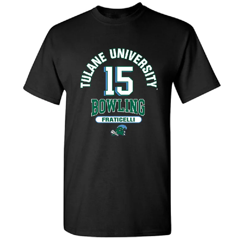 Tulane - NCAA Women's Bowling : Blanca Fraticelli - Classic Fashion Shersey T-Shirt-- Graphic Embroidered Appliqued Tulane - NCAA Women's Bowling : Blanca Fraticelli - Classic Fashion Shersey T-Shirt-- Graphic Embroidered Appliqued