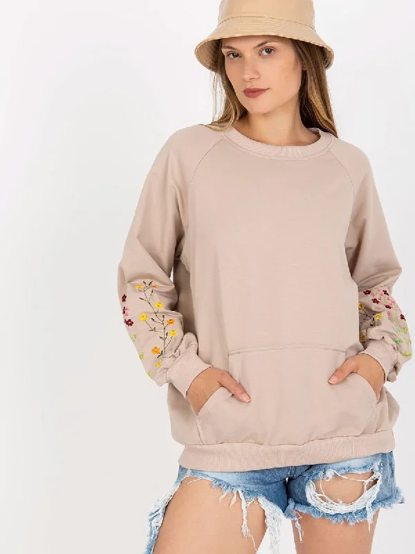 Sweatshirt Rue Paris Hoodie with Velcro Closure Adjustable Secure
