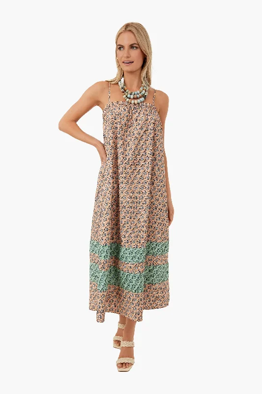 Jawahar Garden Peach Bloom Heera Dress Tunics Brand named
