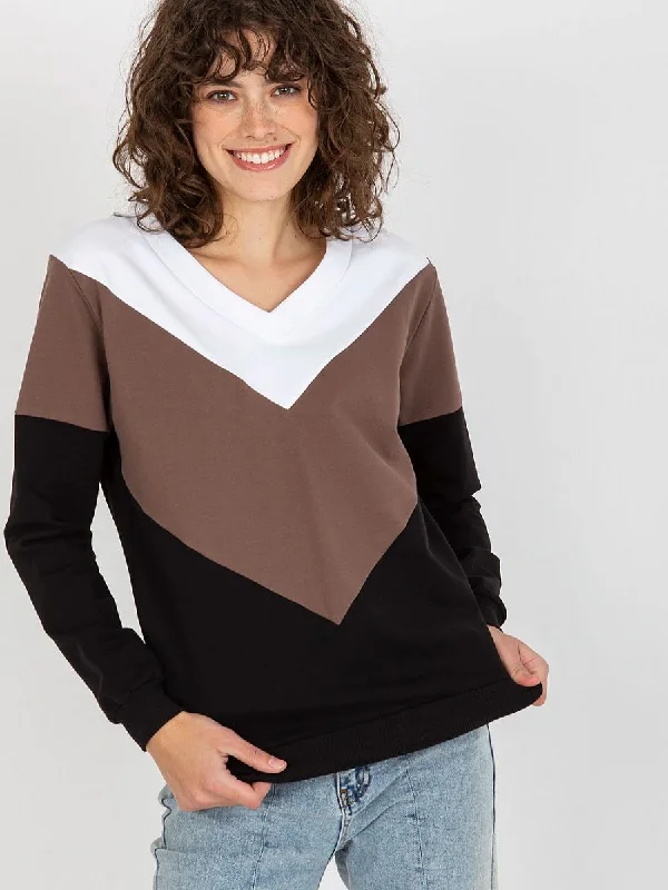 Sweatshirt Relevance Hoodie with Belted Waist Structured Tailored