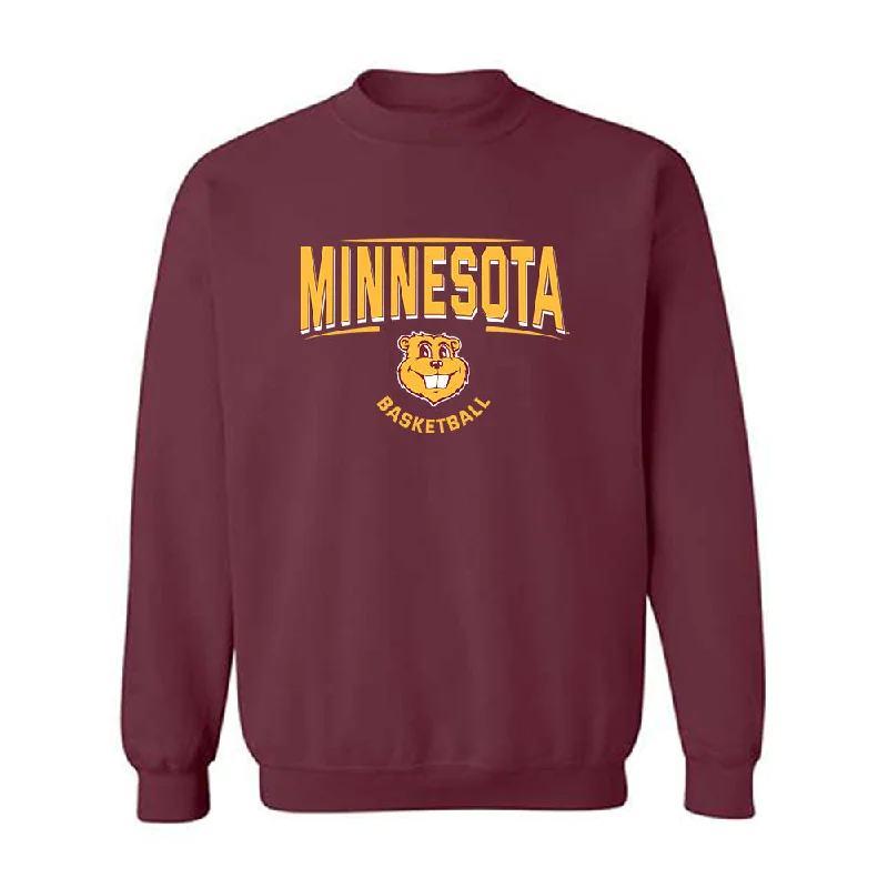 Minnesota - NCAA Women's Basketball : McKenna Johnson - Classic Fashion Shersey Crewneck Sweatshirt Hoodie with Hem Applique Textured Unique