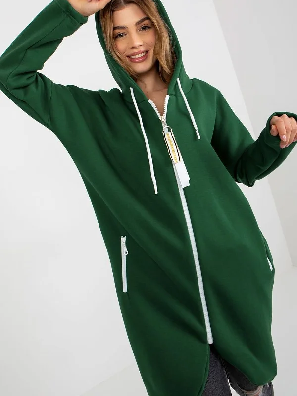 Sweatshirt Relevance Hoodie with Puffed Sleeves Voluminous Trendy