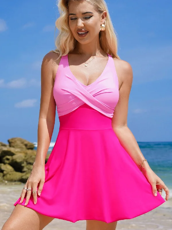 Beach-Ready Swimsuit Tropical Print One-Piece