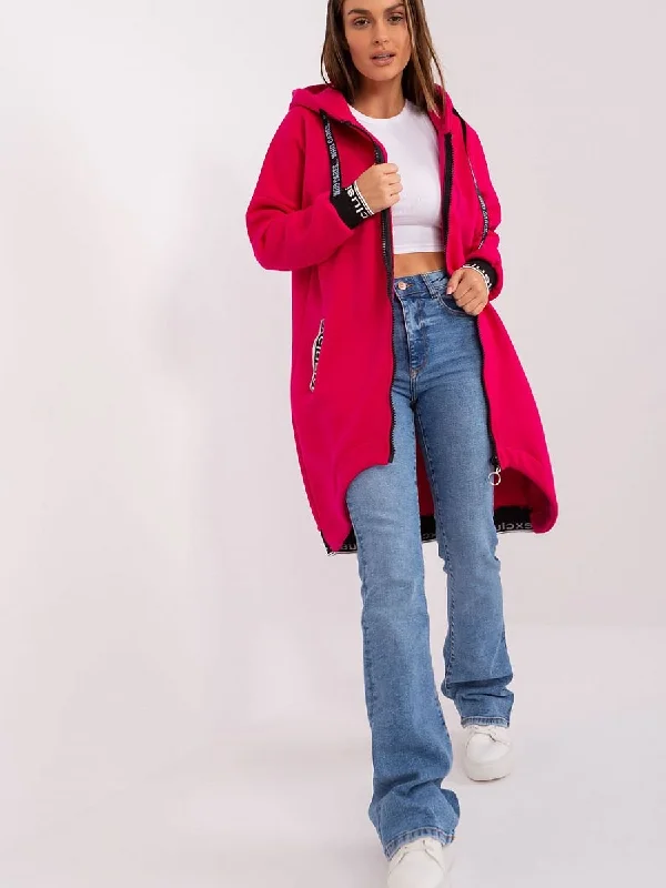 Sweatshirt Relevance Hoodie Dress Longline Feminine