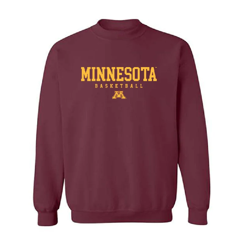 Minnesota - NCAA Women's Basketball : Brynn Senden - Classic Shersey Crewneck Sweatshirt Hoodie with Ribbed Hem Stretchable Secure