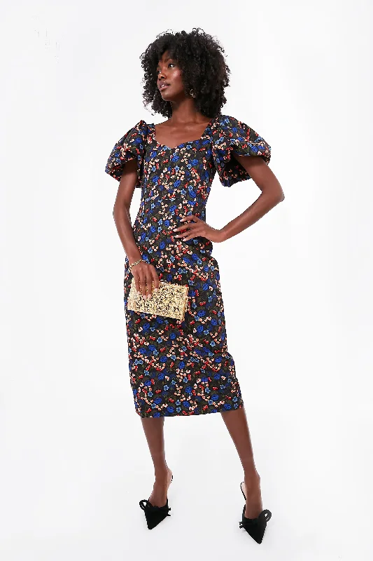 Black Floral Colette Dress Tunics Chinos classic