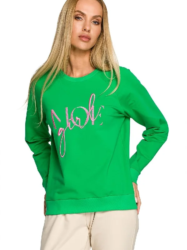 Sweatshirt Moe Hoodie with Gradient Ombre Colorful