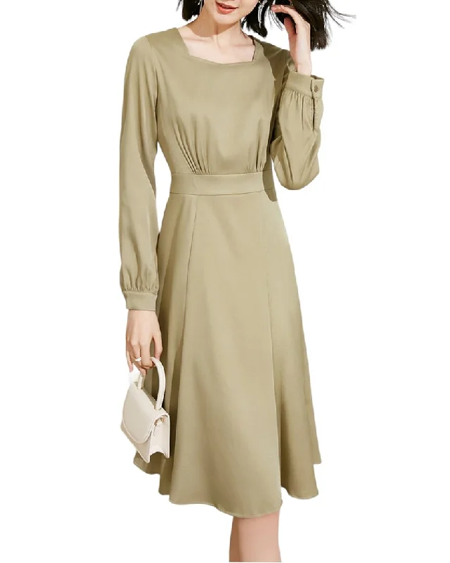 Onebuye Dress Square Neckline Feminine