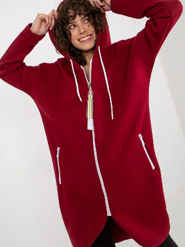 Sweatshirt Relevance Hoodie with Bell Sleeves Flared Feminine