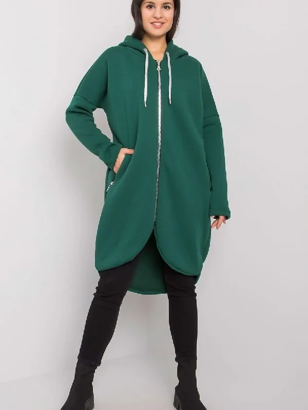 Sweatshirt Relevance Hoodie with Metallic Shiny Futuristic