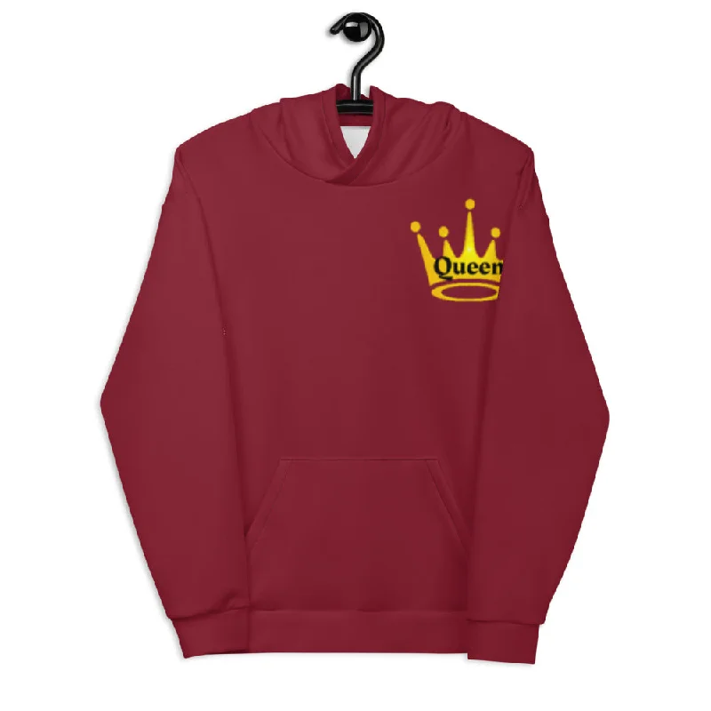 Queen Unisex Hoodie Hoodie with Snap Buttons Easy Quick
