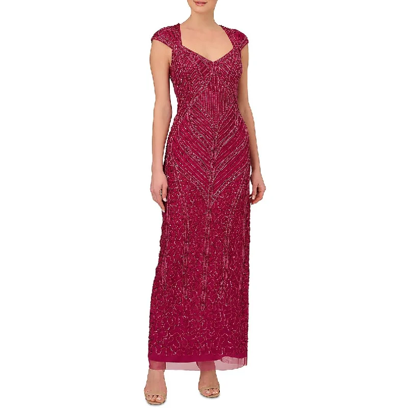 Womens Full Length Sequined Evening Dress Tunics Exclusive limited