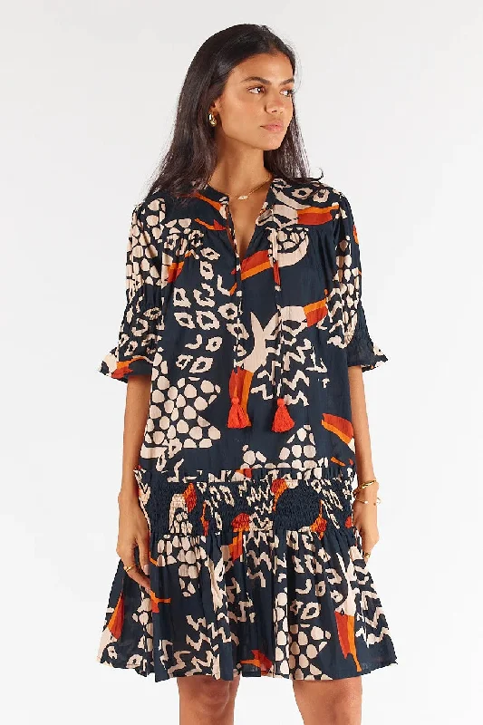 Ruby Yaya - RYTOU Toucan Dress Tunics Spring floral