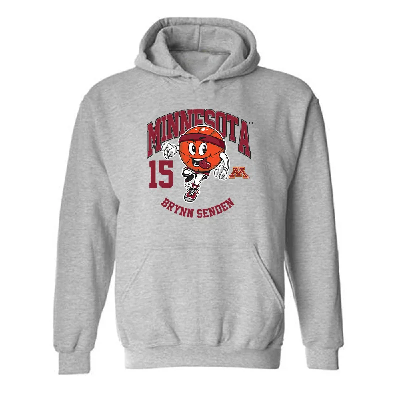 Minnesota - NCAA Women's Basketball : Brynn Senden - Fashion Shersey Hooded Sweatshirt Hoodie with Gradient Ombre Colorful